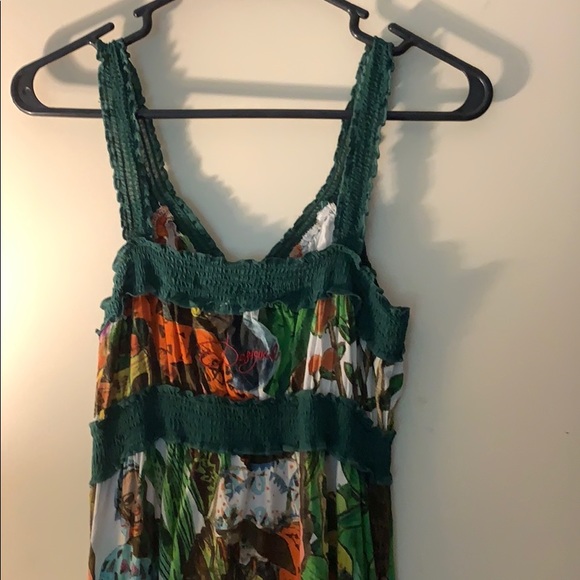 Desigual Elegant African Print Nenat Maxi Dress - Picture 8 of 12